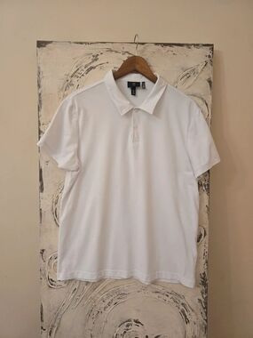 H&M Men's White Polo Shirt